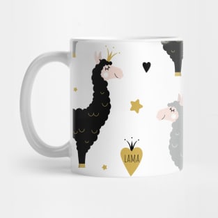 Llama Pattern Mug